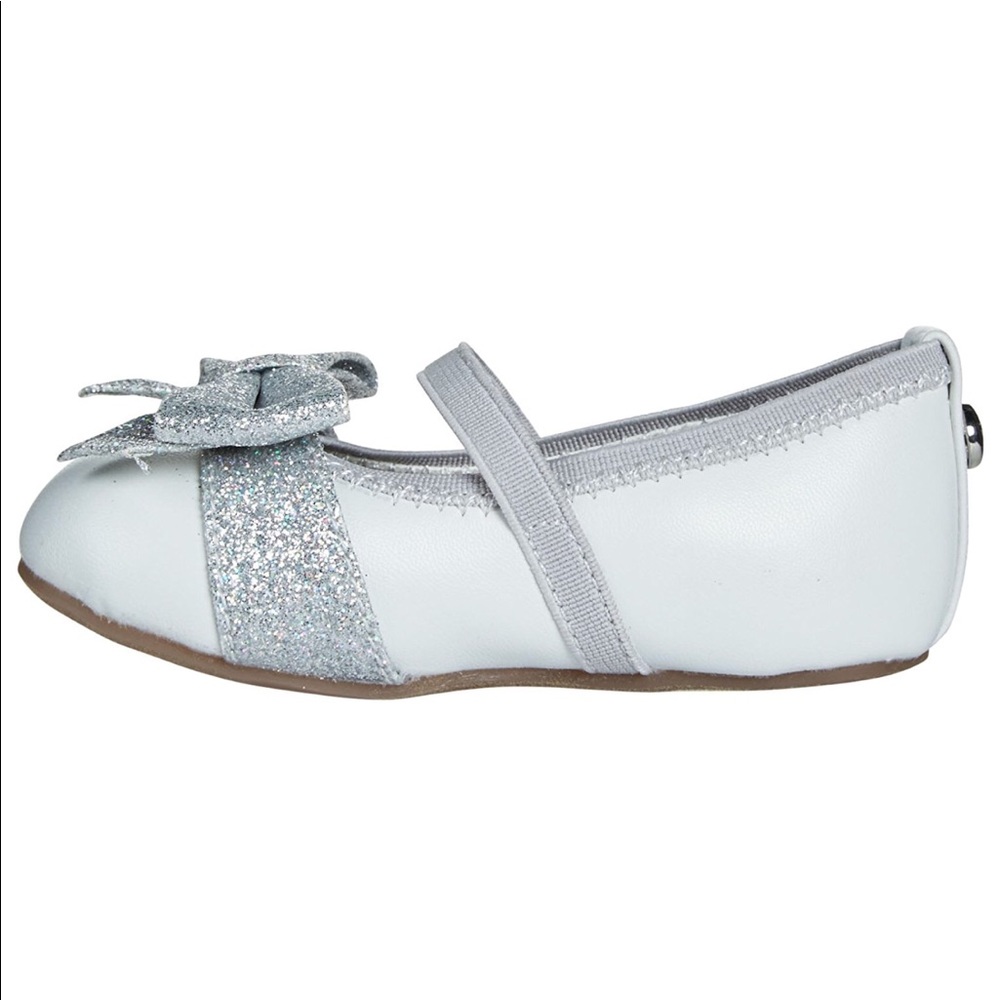 Stuart Weitzman Baby Jane Glitter Flats - Picture 3 of 4