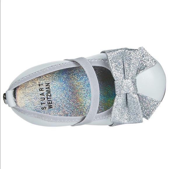 Stuart Weitzman Other - Stuart Weitzman Baby Jane Glitter Flats