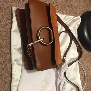 SOLD PreOwned SMALL (not Mini) Chloe Faye Suede