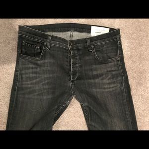 Rag & Bone Standard issue Fit 2 Black faded jeans