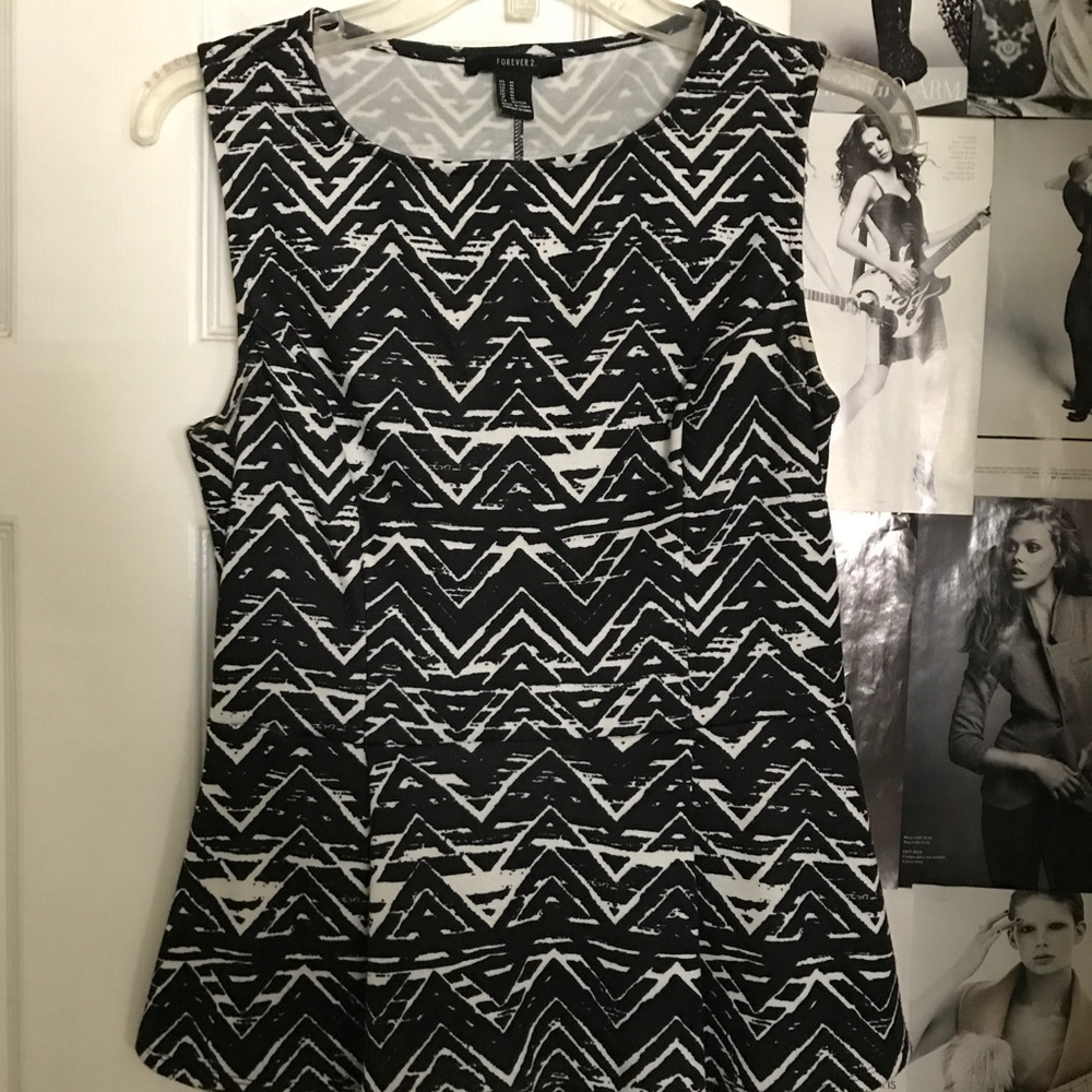 Tribal print tank