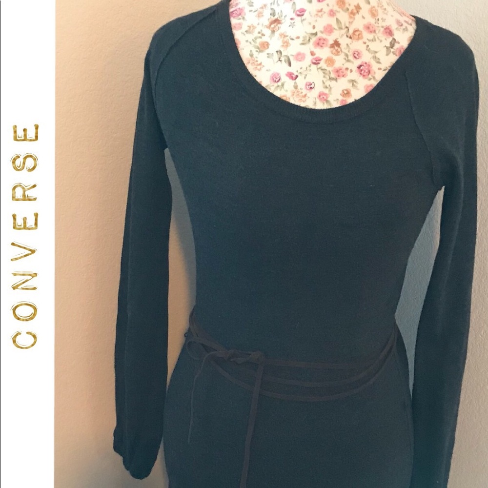 Converse cute charcoal sweatshirt dress.