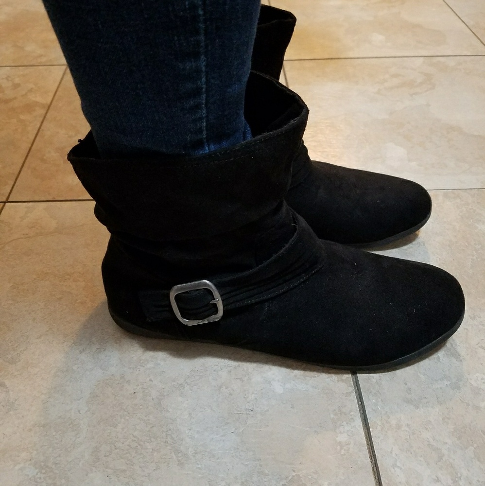 ARIZONA JEANS BLACK ANKLE BOOTS SIZE 9