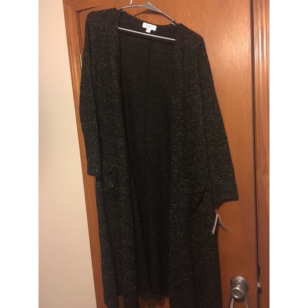 Lularoe Black Sarah Cardigan Medium