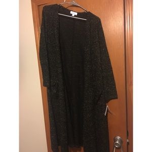 Lularoe Black Sarah Cardigan Medium