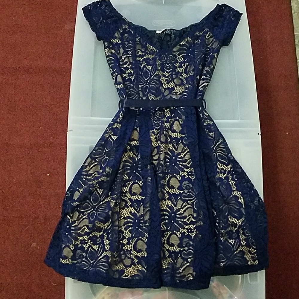 💎Blue Lace Party dress💎