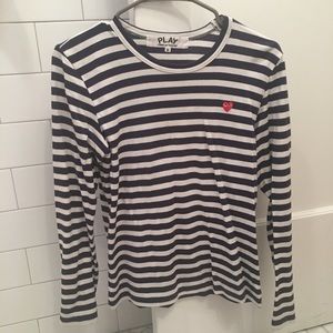 Comme Des Garçons striped women’s tee