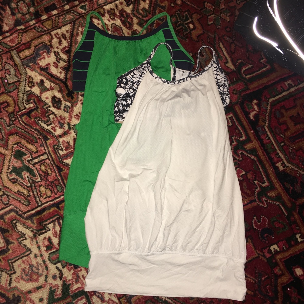 Two lululemon tanks