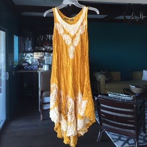 Boho yellow/mustard dress