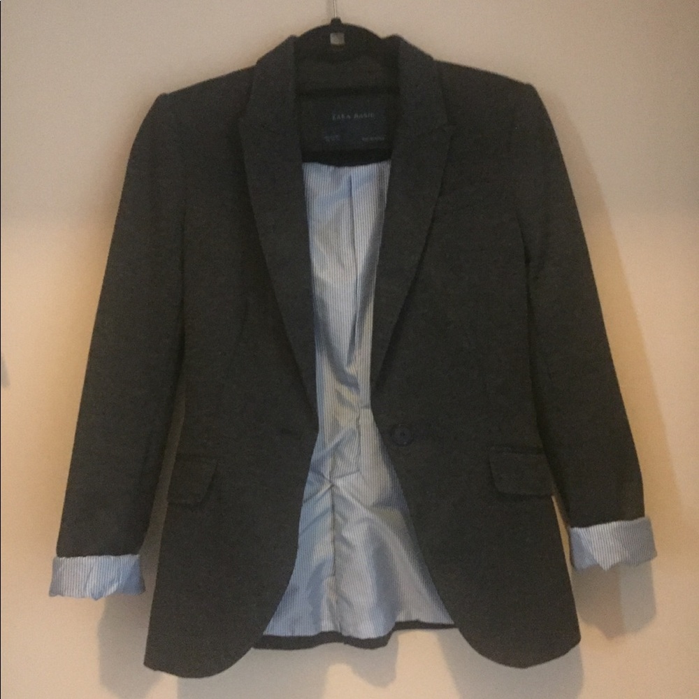 Gray Zara Blazer