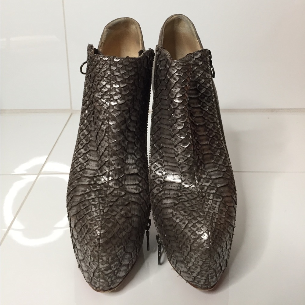 Christian Louboutin A1 Python Bootie - image 2