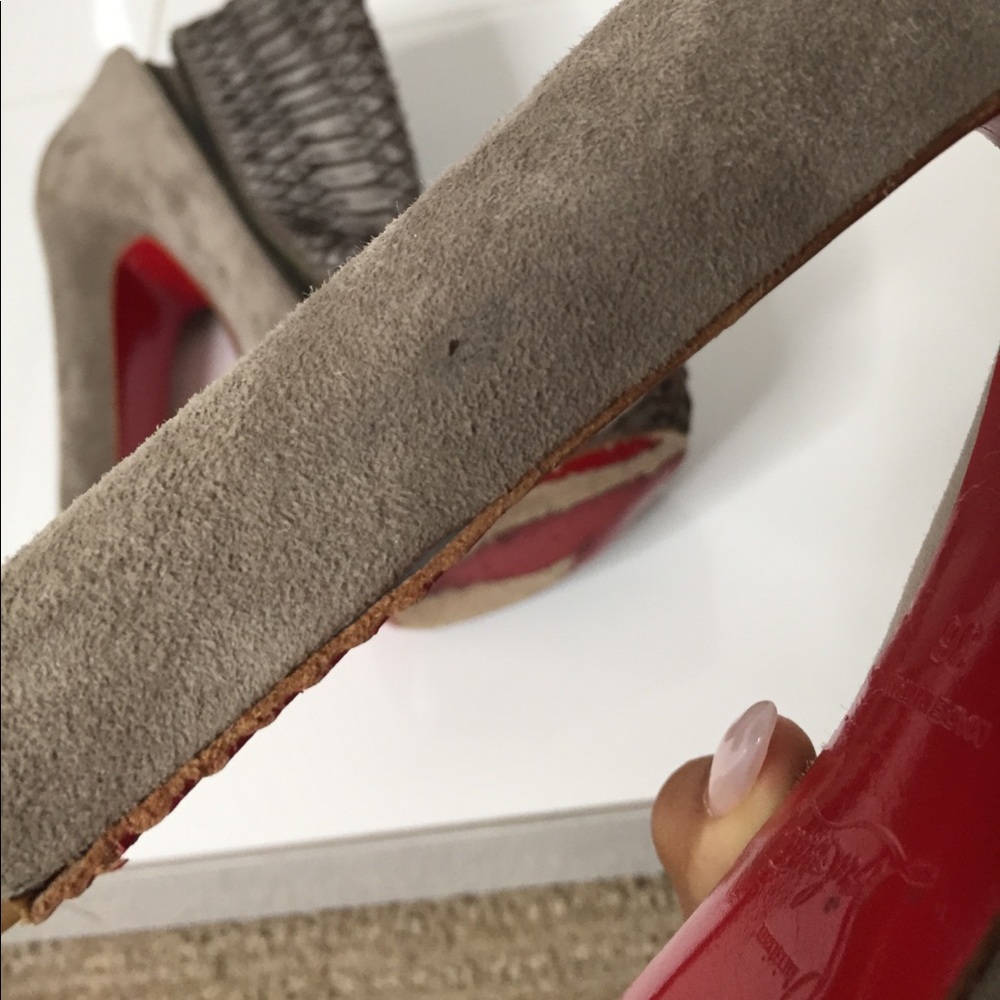 Christian Louboutin A1 Python Bootie - image 8