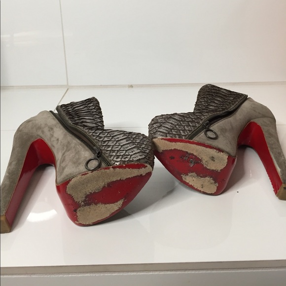 Christian Louboutin A1 python bootie - Picture 6 of 8