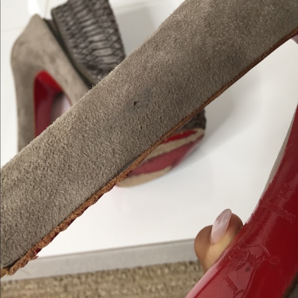 Christian Louboutin A1 python bootie - Picture 8 of 8