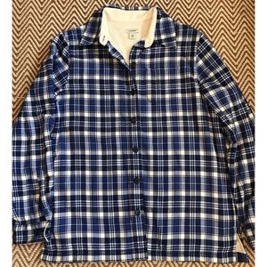 Plaid Fleece-lined L.L. Bean Jacket