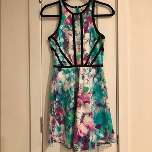 Parker Dress - Floral Fit and Flare - S (US 4/6)