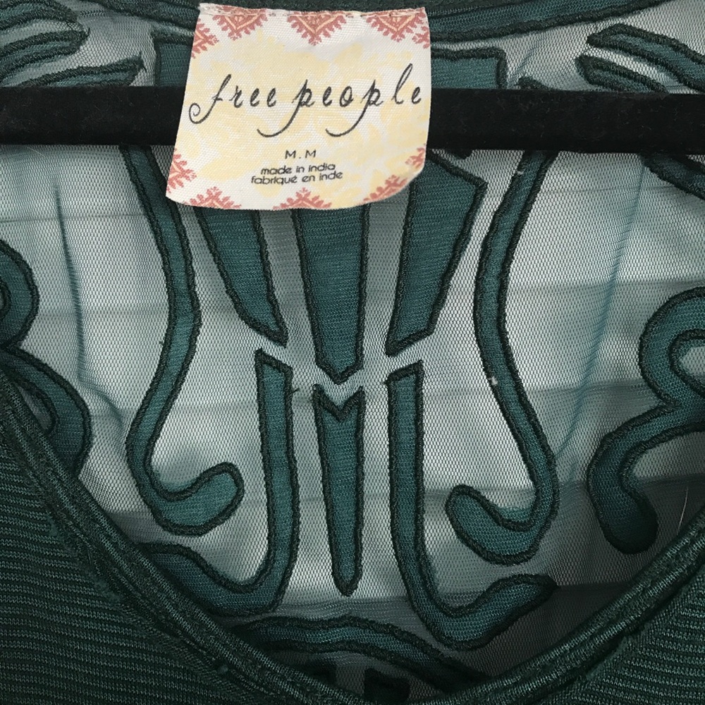 Free People deco style shirt