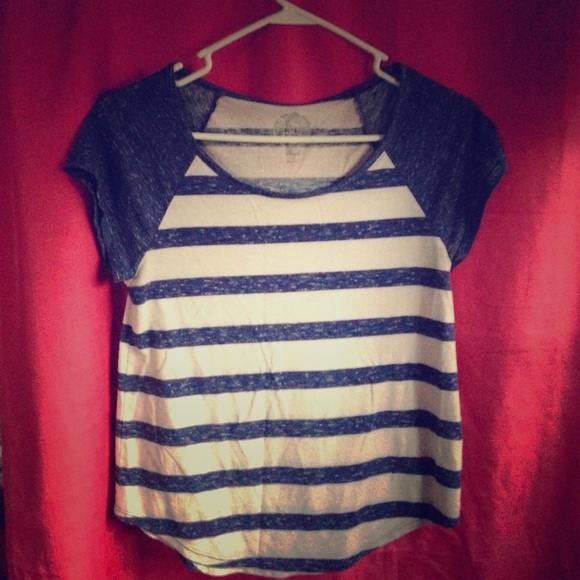 Simple Striped Tee - Picture 1 of 2