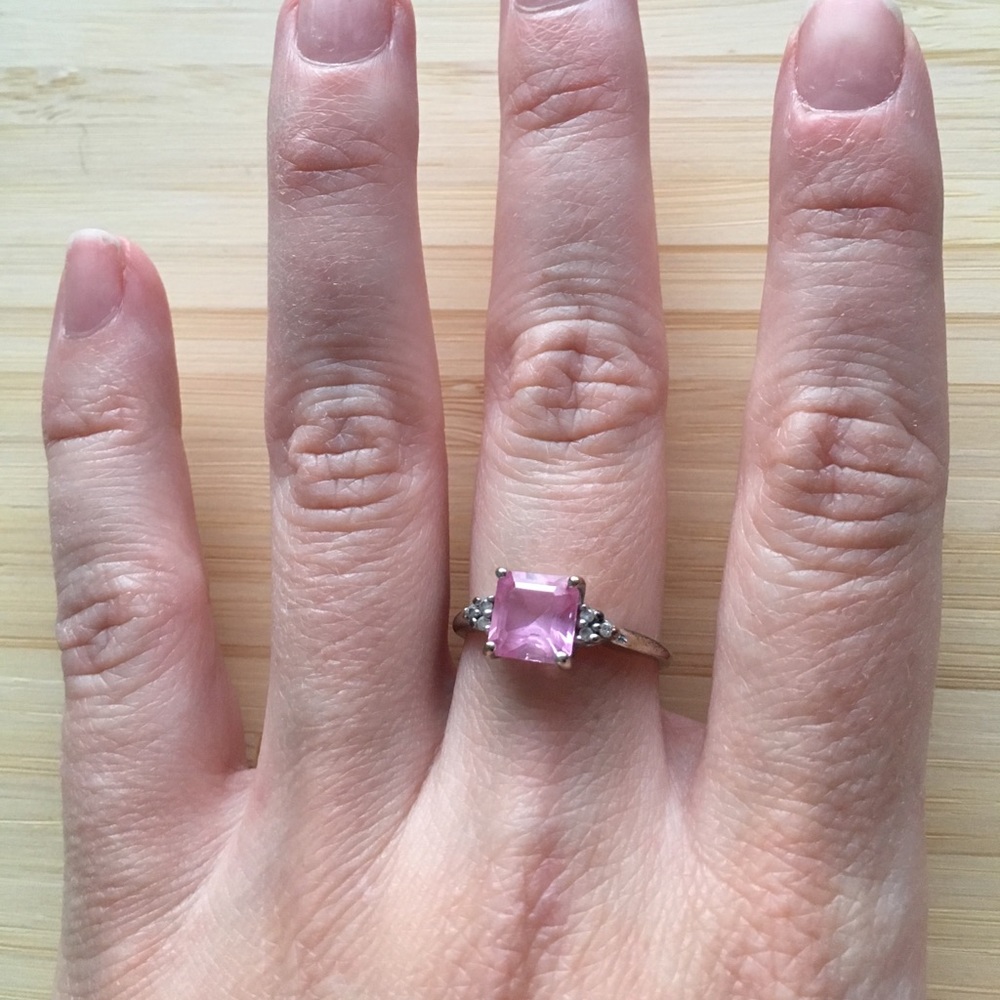 Pink Sapphire ring