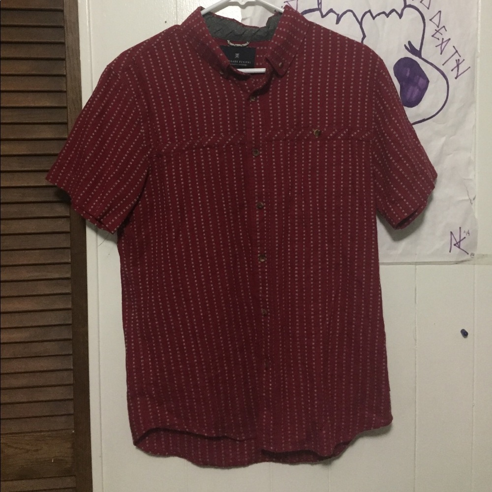Roark ss button up size medium