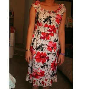 Floral print dress