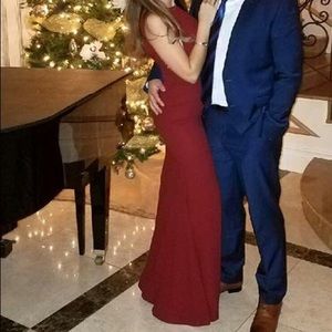 Long mermaid style dress