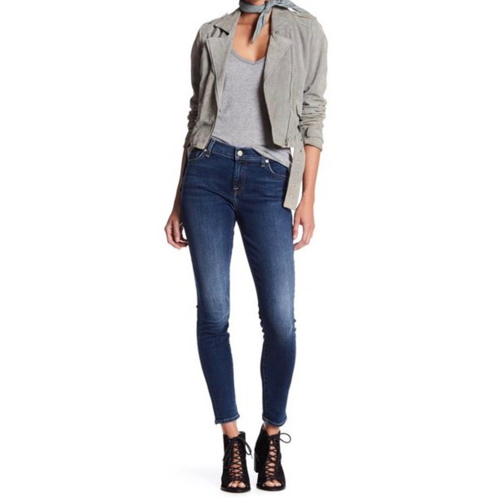 7 For All Mankind Skinny Ankle Jeans 30