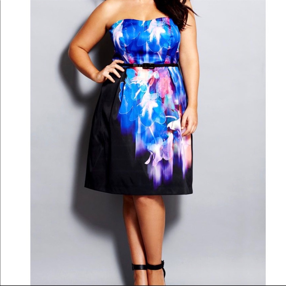 NWOT City Chic floral dress