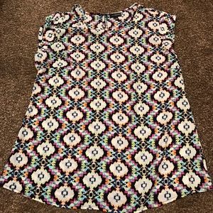 Multicolor short sleeve top