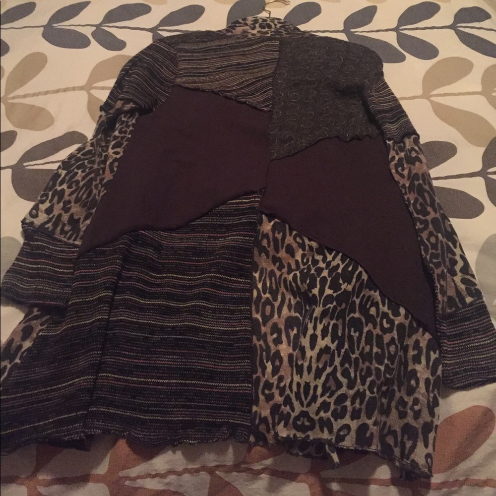 Boutique patchwork long sweater