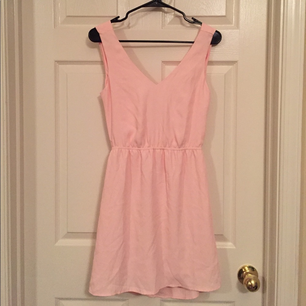 Light pink baby doll dress