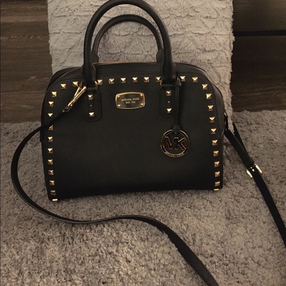 Michael Kors Handbags - Black Studded Michael Kors Purse