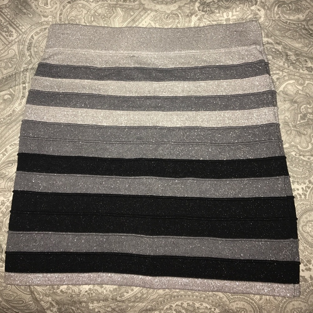 Sparkly striped skirt Forever 21