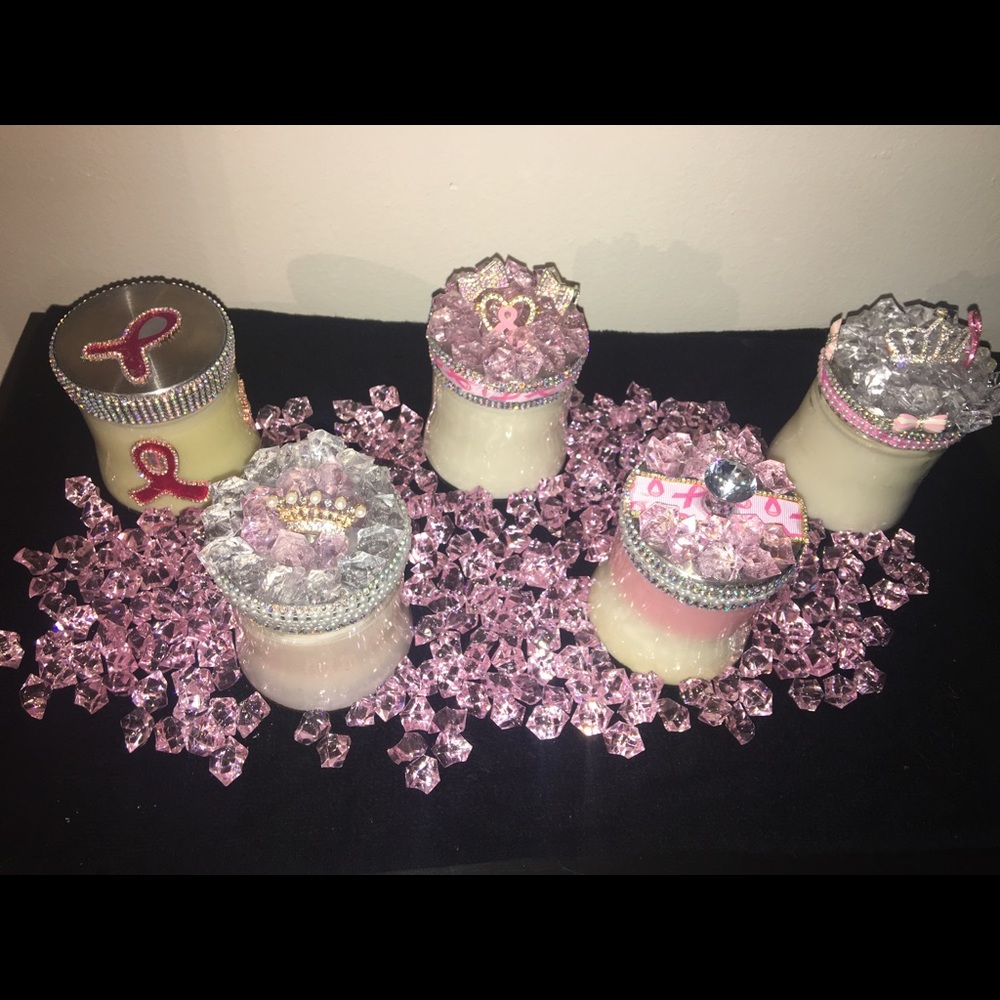 Breast Cancer awareness Candles