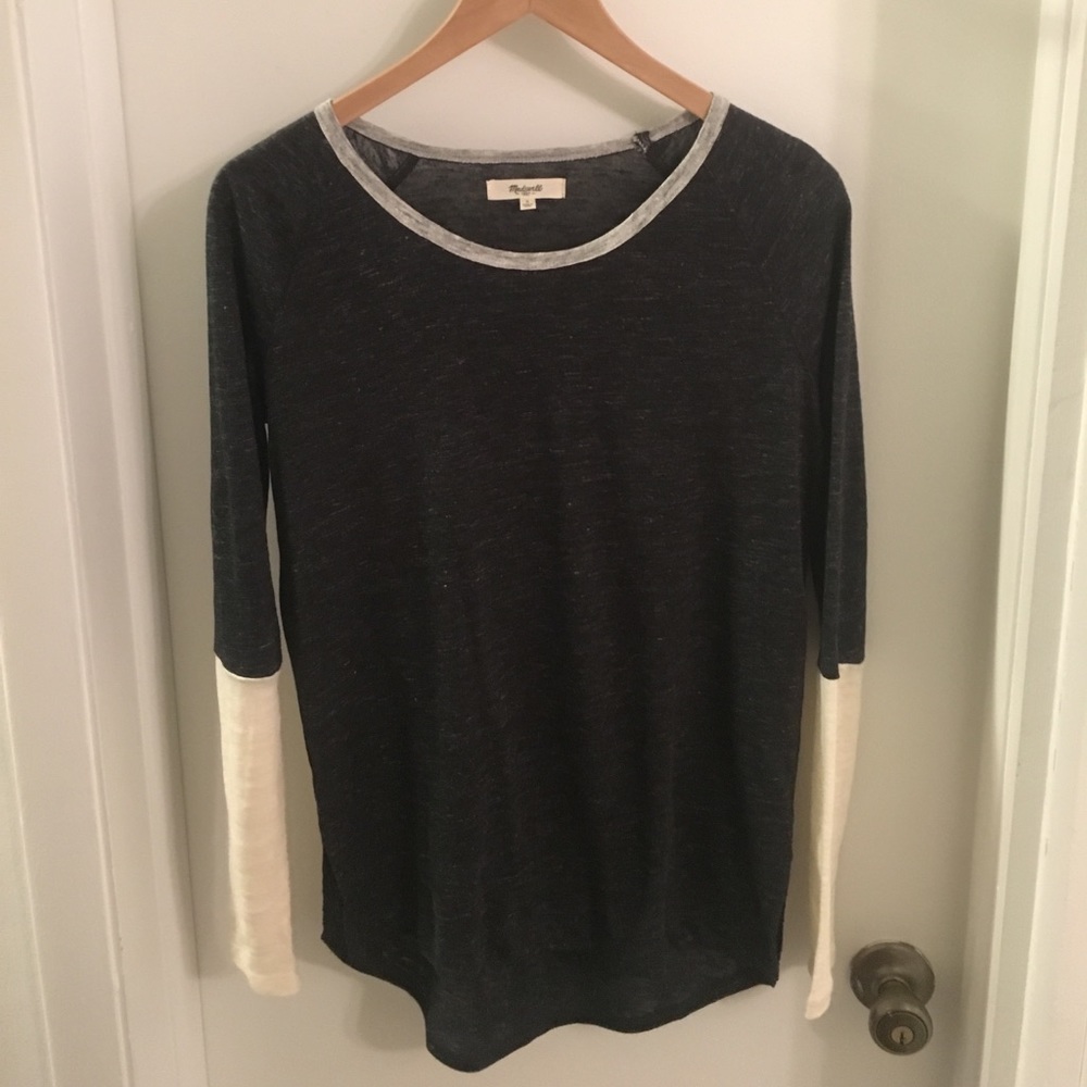 Madewell high low hem tee