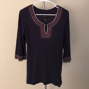 Lucky Brand Embroidered Top