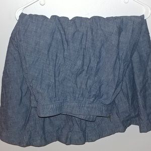 Knee Length Jean Skirt