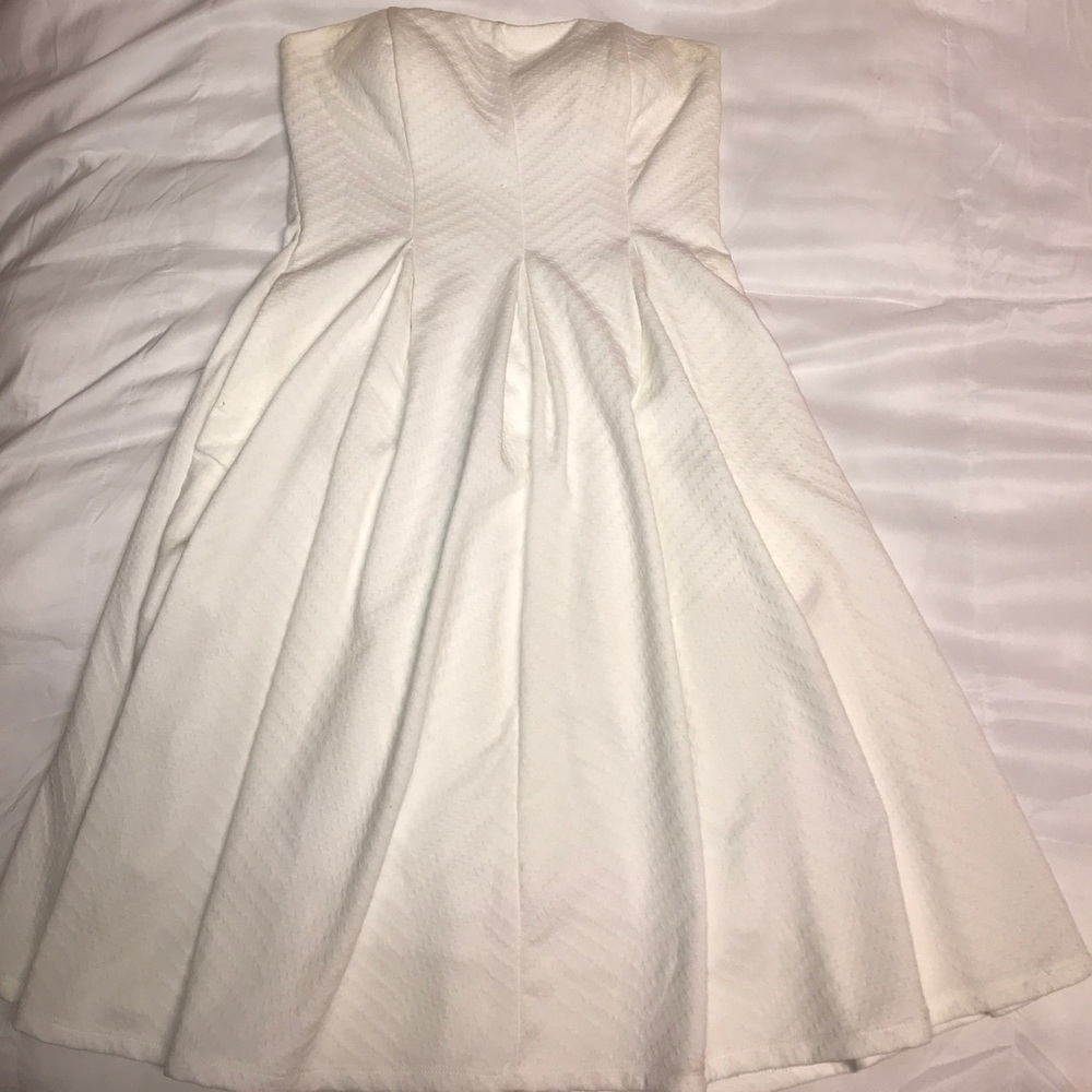Skater white dress