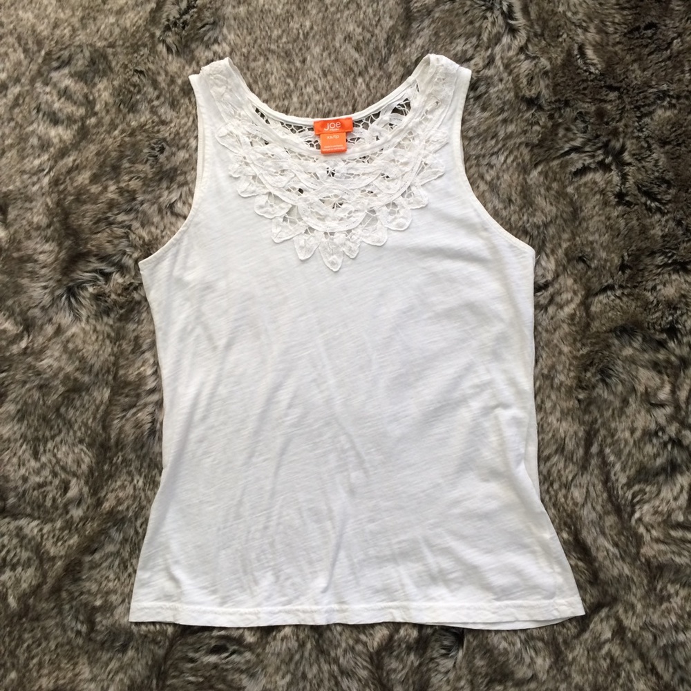 Joe Fresh Lace Crochet Tank Top