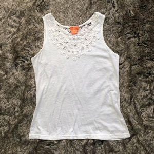 Joe Fresh Lace Crochet Tank Top