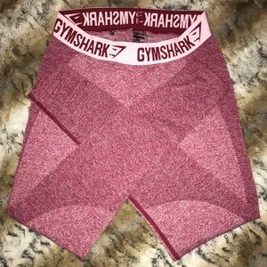 Gymshark Flex Leggings in Beet Marl/Chalk Pink