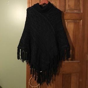 Black poncho