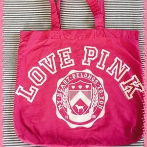 Love Pink by Victoria’s Secret Canvas Tote Bag
