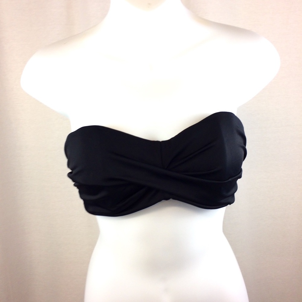 Victoria's Secret Black Bandeau Bikini Top