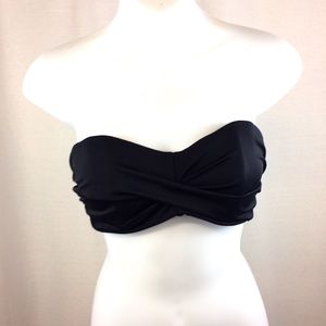 Victoria's Secret Black Bandeau Bikini Top