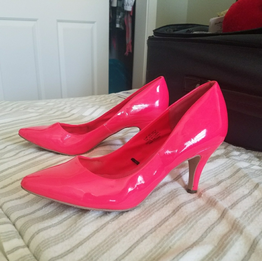 H&M Hot Pink High Heels Size 6