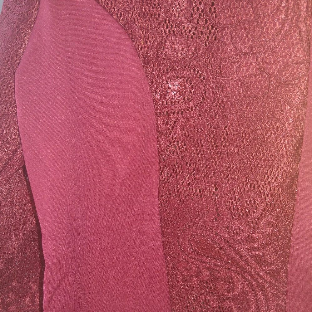 Lace wine jacket - Picture 7 of 8