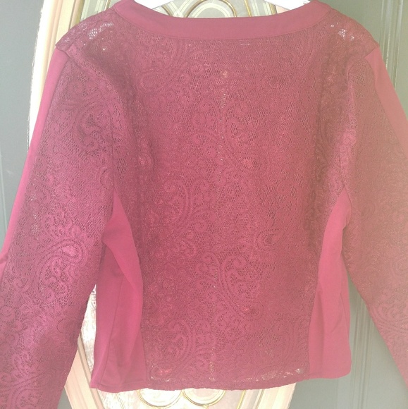 Lace wine jacket - Picture 4 of 8
