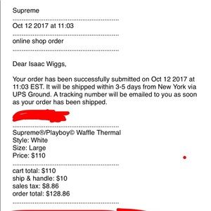 Playboy x Supreme Thermal Sweater