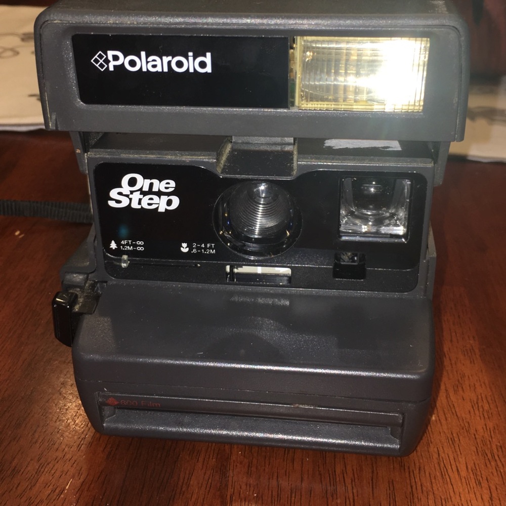 Polaroid one step camera